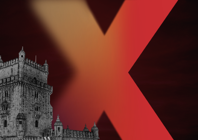 Identidade visual do TEDx Chiado, evento onde a Bootic apresentou uma experiência interativa.